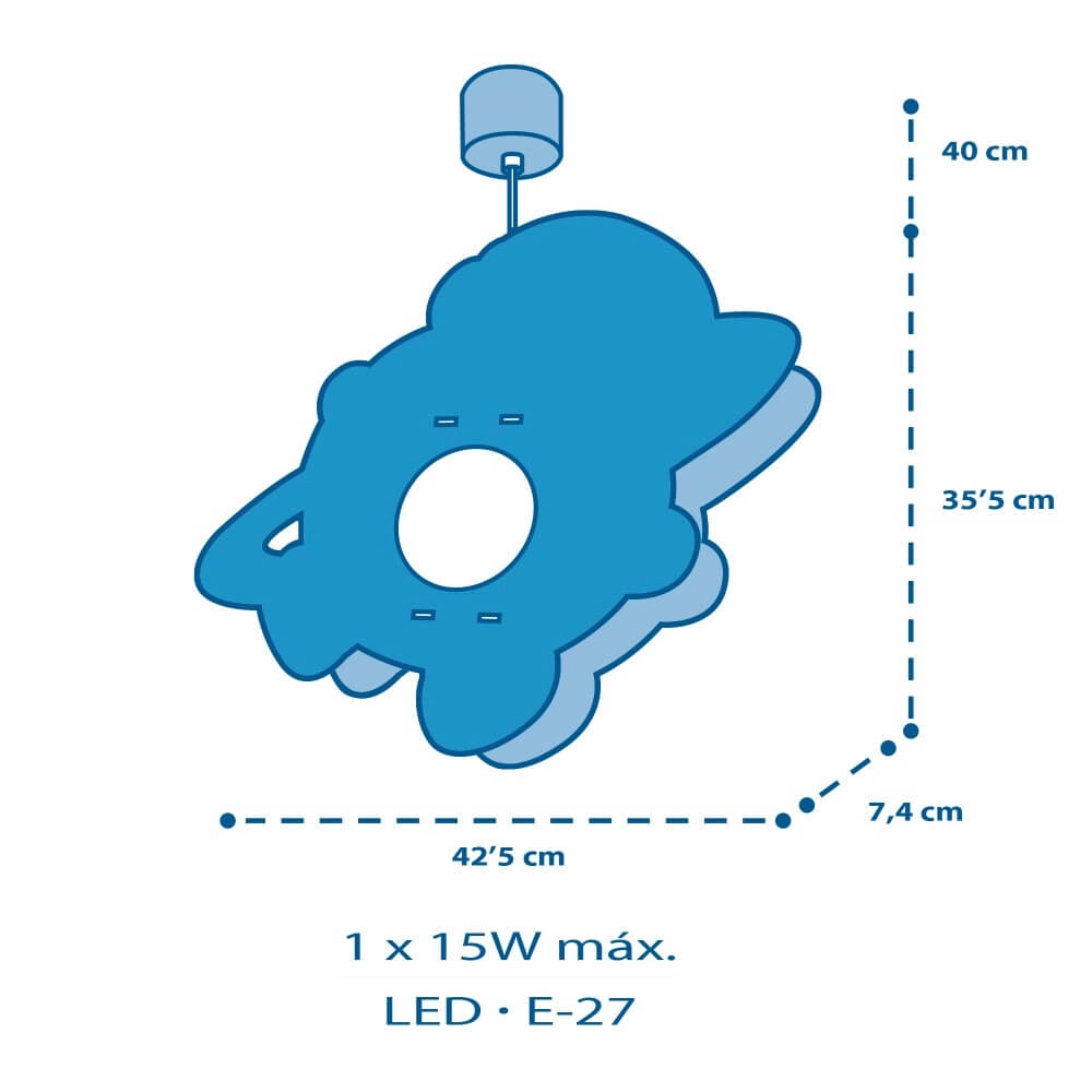 Suspension chambre d’enfant Spaceman Dalber 8420406002132