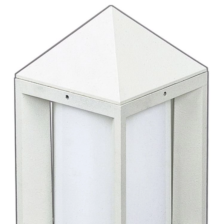 Lampe de jardin Triangle blanc Albert 4007235805567