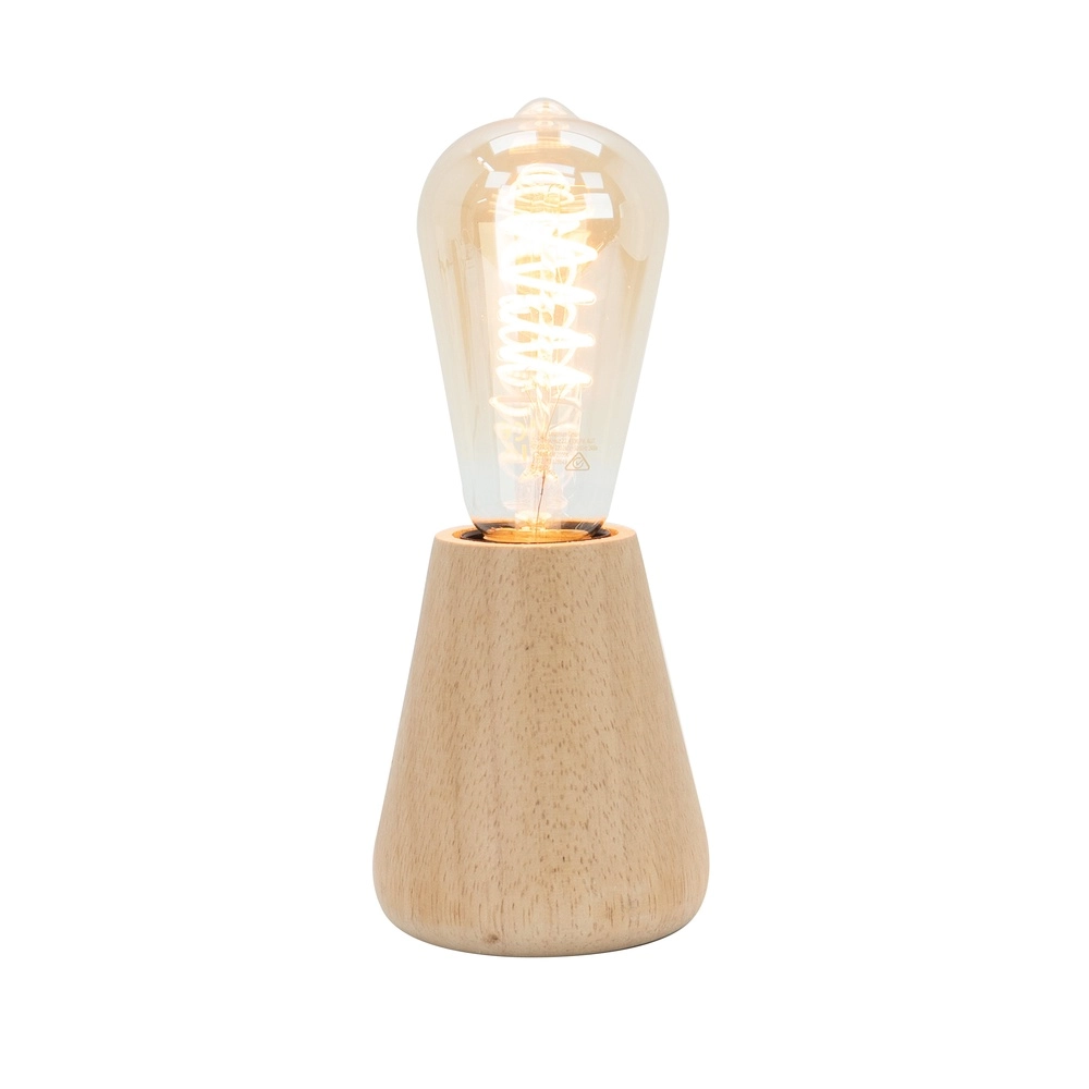 Lampe de table subtile Asby Bois clair
