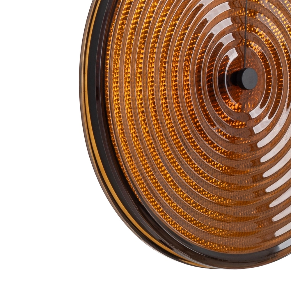 Lampe pendante de conception Aura Led Verre ambré Lyora 5903139122337