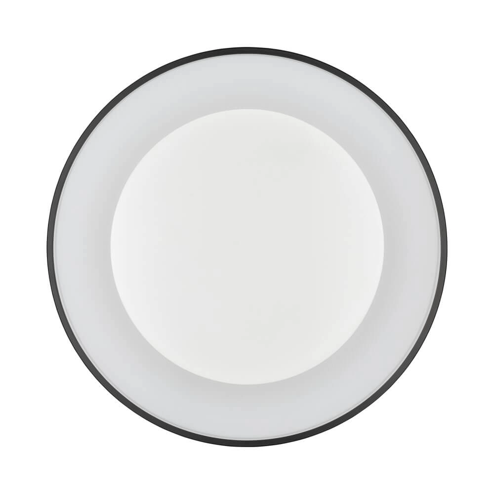 Plafonnier rond Nikki Round noir Ø 60cm Lyora 5903139112086