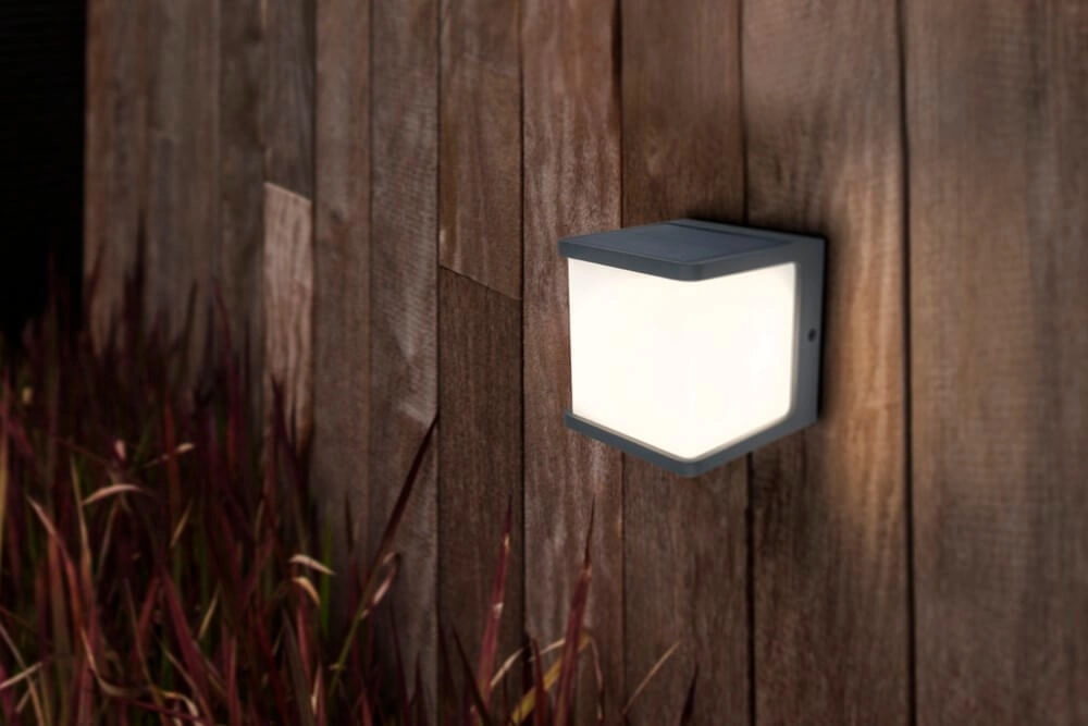 Applique Doblo anthracite solaire Lutec 6939412012384