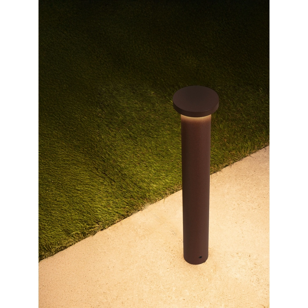 Éclairage de chemin moderne Bast brun rouille 45cm - 2700K Lyora 5212017497659