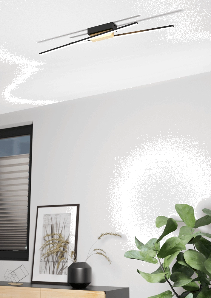 Plafonnier moderne Panagria avec LED Eglo 9008606244232