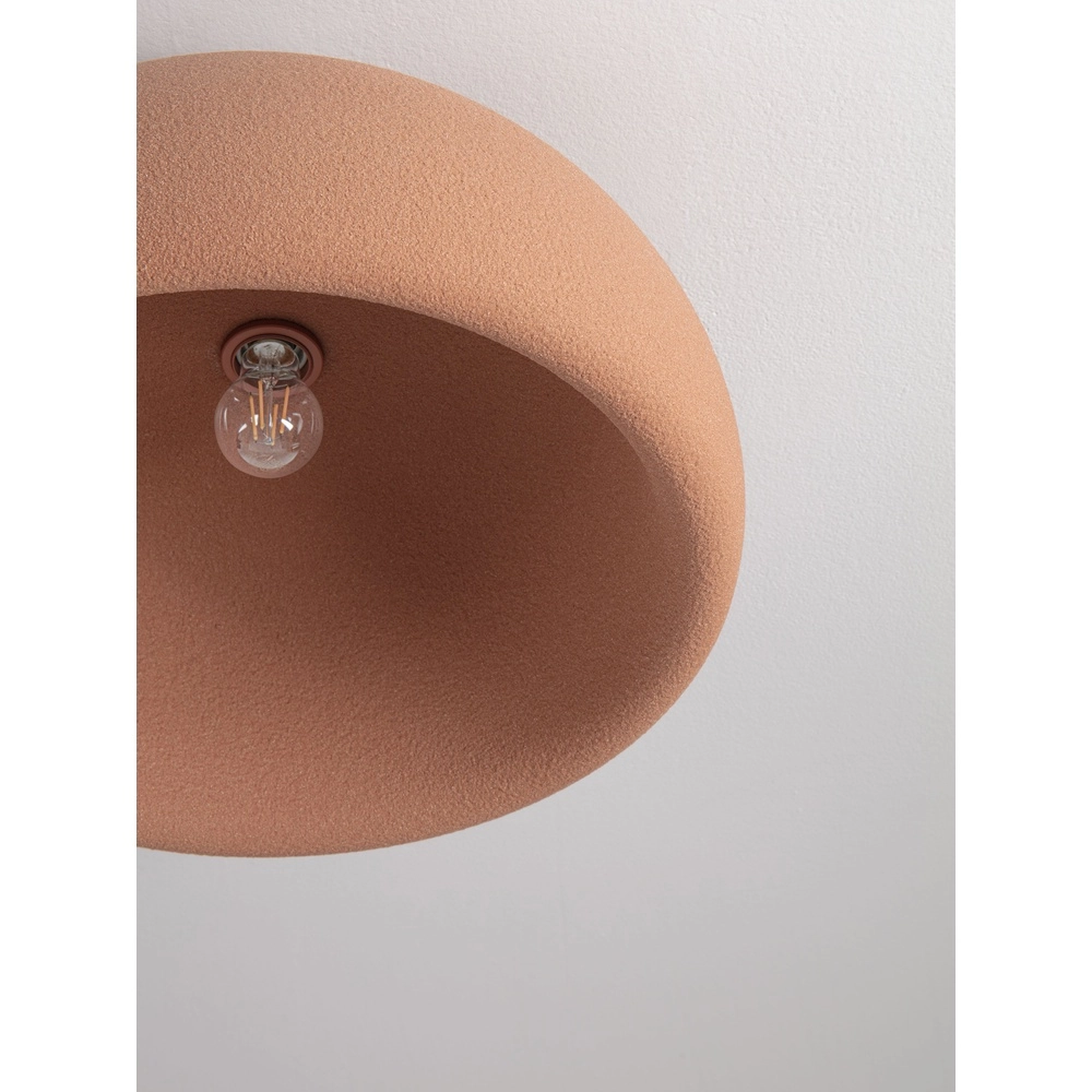 Lampe de plafond moderne Davo terre cuite Ø 50cm Lyora 5212017495716