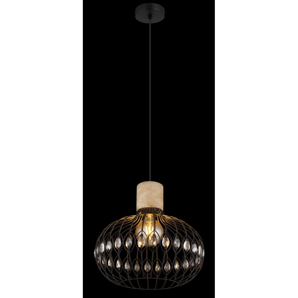 Lampe suspendue Dorthy Country Black Globo 9007371578061