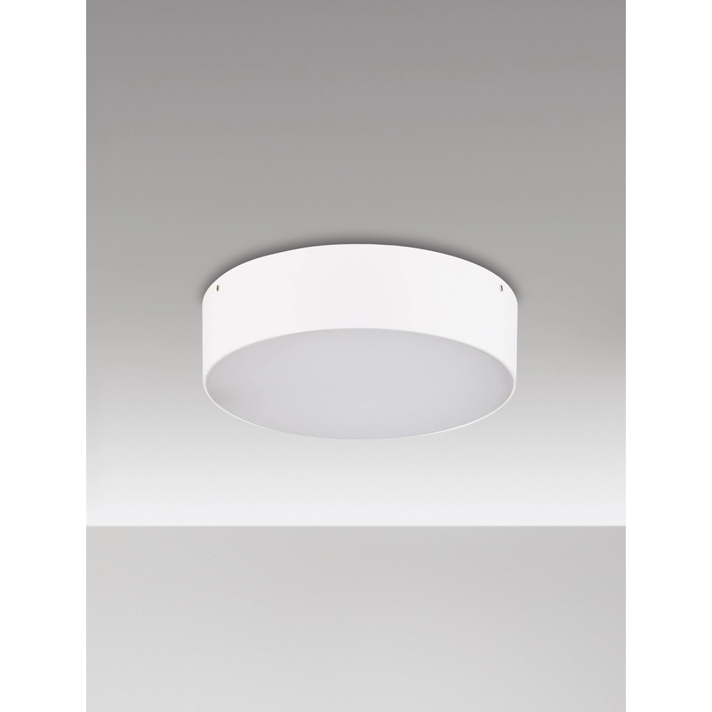 Plafonnier rond Judi Ø 21cm blanc Lyora 5212017453822