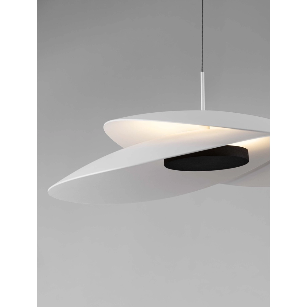 Suspension Olea design blanc Ø 48cm Lyora 5212017456960