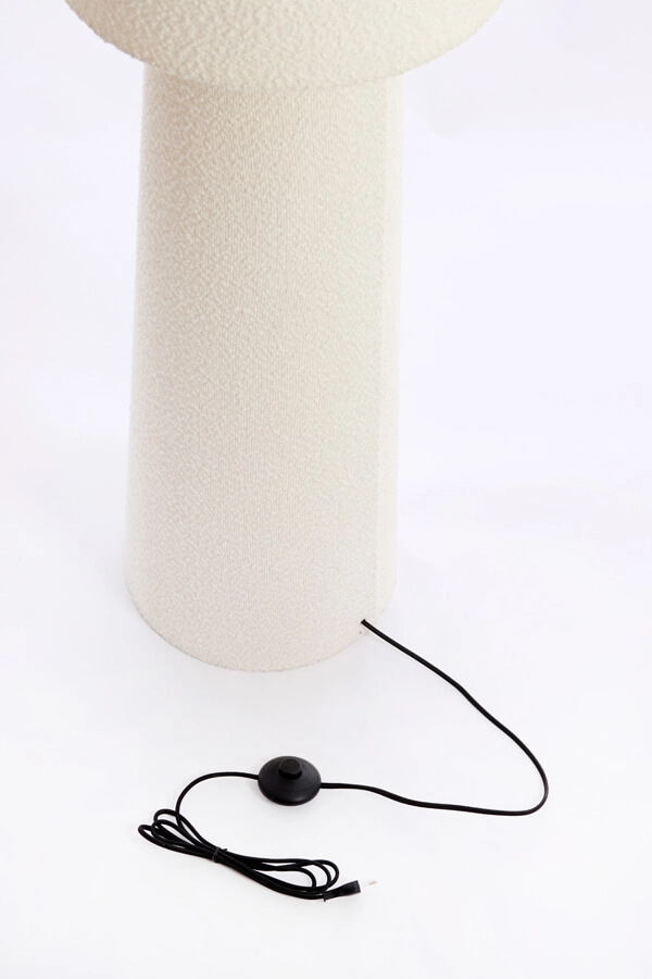 Lampadaire Teddy Micky blanc Ø 40cm Light & Living 8717807712563