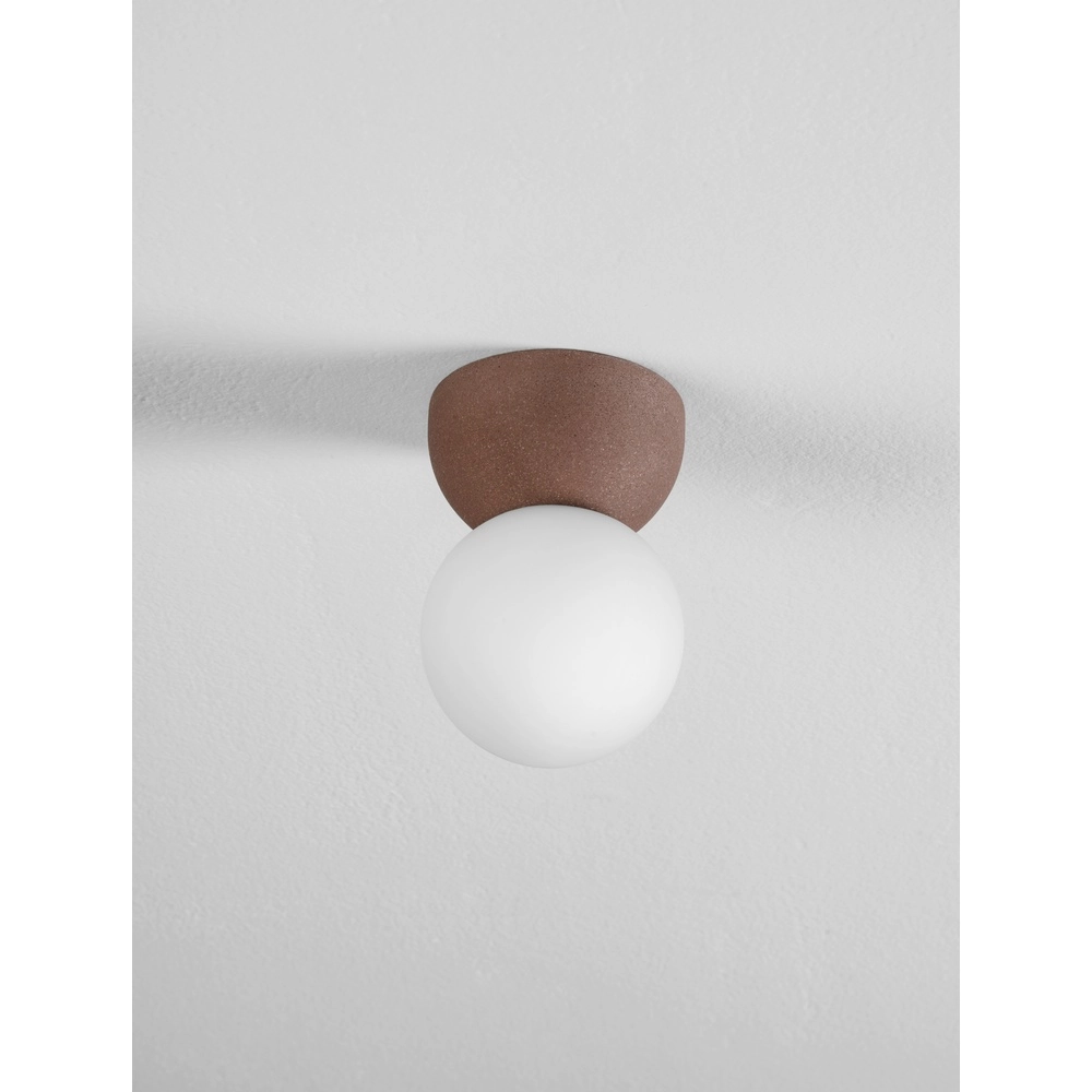 Plafonnier Zero Rouge avec blanc Lyora 5212017464460