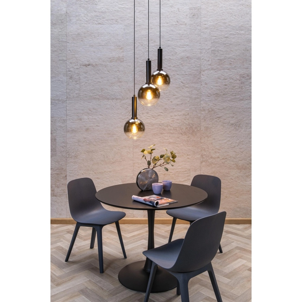 Lampe suspendue Marius Noir à 3 lumières Lucide 5411212452238