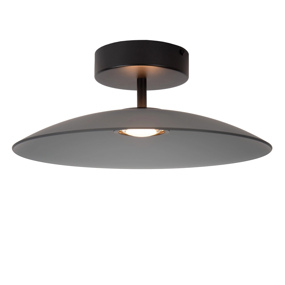 Lampe de plafond élégante Menga Ø verre fumé de 40 cm Premium by Lucide 5411212251237