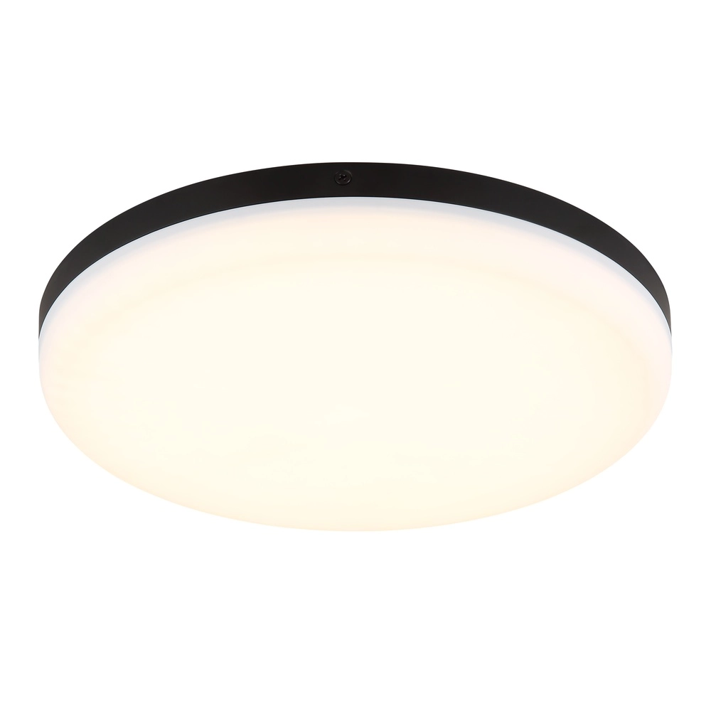 Éclairage de plafond Matthew noir Ø 30cm