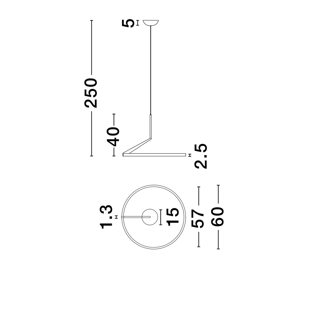 Suspension design Tilia nickel Lyora 5212017461964