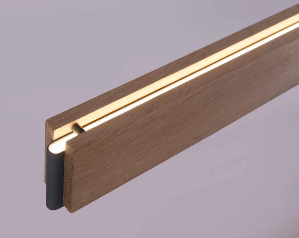 Lampe suspendue design Palma bois Paul Neuhaus 4012248358962