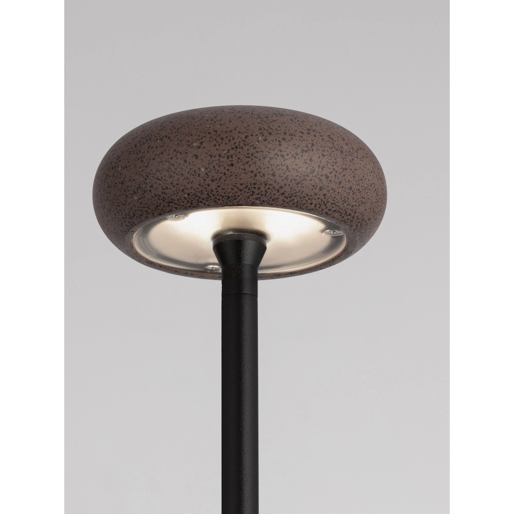 Lampe de jardin Cami Pierre brune de 80 cm Lyora 5212063504516