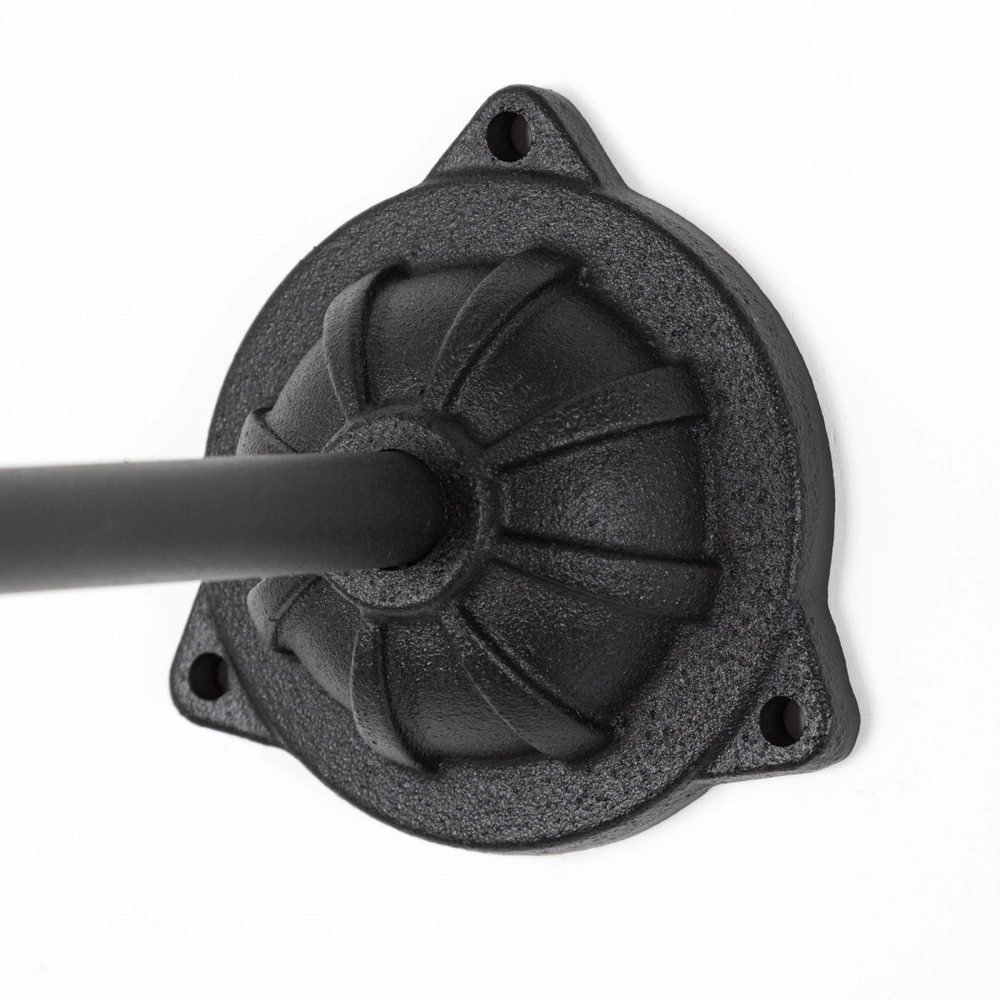 Lampe d’écurie rurale Provence noir avec cuivre KS 8714732758406