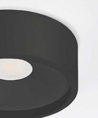 Plafonnier noir Orlando Ø 14 cm Artdelight 8719831731923