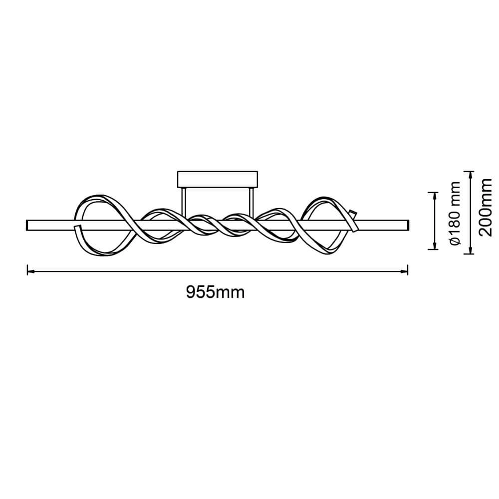 Plafonnier design noir Amalie M Brilliant 4004353411724