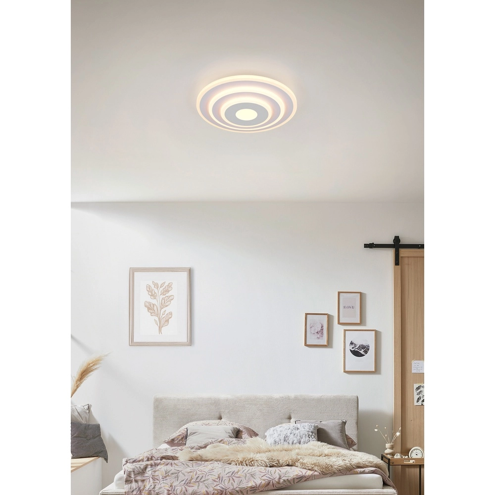 Lampe ronde Goya Design Blanc Trio 4017807654264