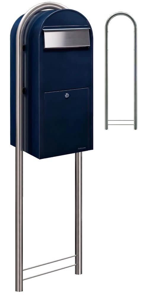 Boites aux lettres Jumbo 5004 i Noir-bleu Bobi 6417237026316