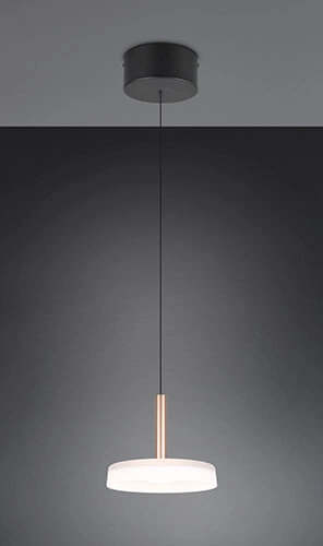 Lampe suspendue LED Celeste Ø 22cm - verre blanc Trio 4017807627381