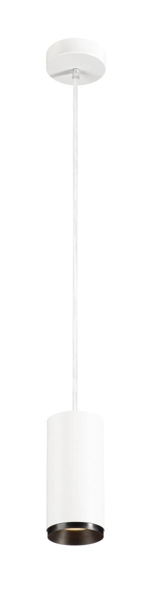 Lampe suspendue Numinos M blanc/noir 2700K - 24 deg