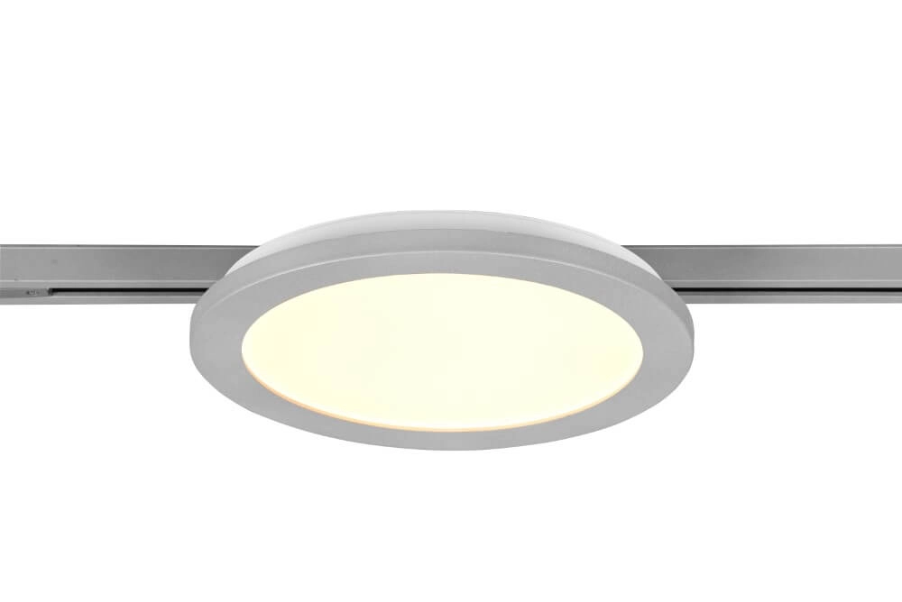 Lampe sur rail Camillus Biphasé 26cm - 3000K gris Trio 4017807506013