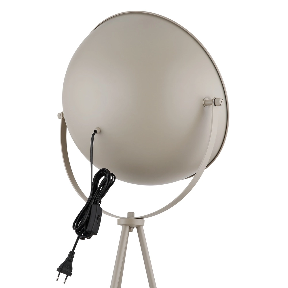 Lampe sur pied trépied Timo brun sable Globo 9007371459544