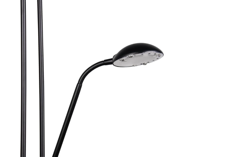 Lampe de lecture LED noire Spock Trio 4017807618143