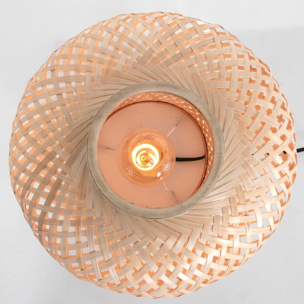 Lampe de table en bambou Maze Ø 30 cm Steinhauer 8712746147230