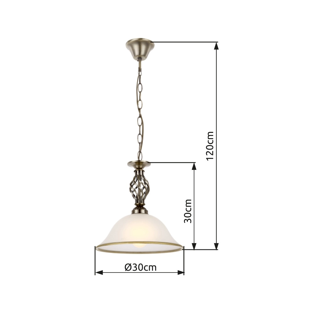 Lampe pendante classique Odin Single Globo 9007371300693