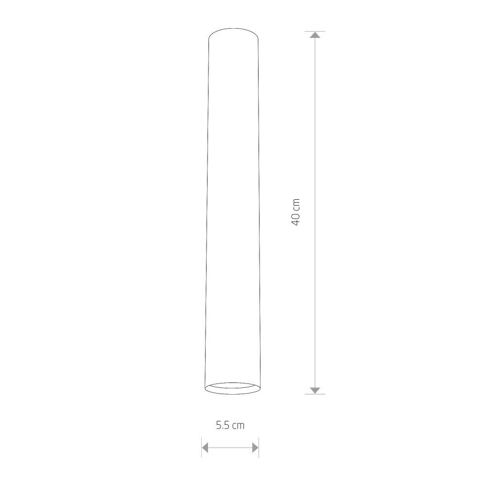 Spot long en saillie Eye blanc Lyora 5903139547192