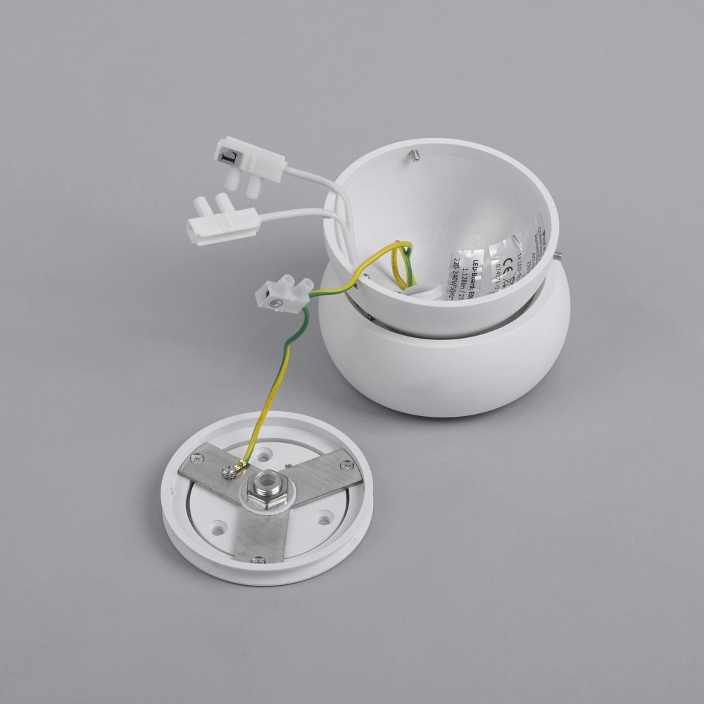 Projecteur blanc monté en surface Pure Move Ø 11cm - Plomb Paul Neuhaus 4012248395738