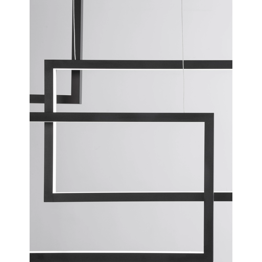 Suspension Cornice Design noir Lyora 5212017424716