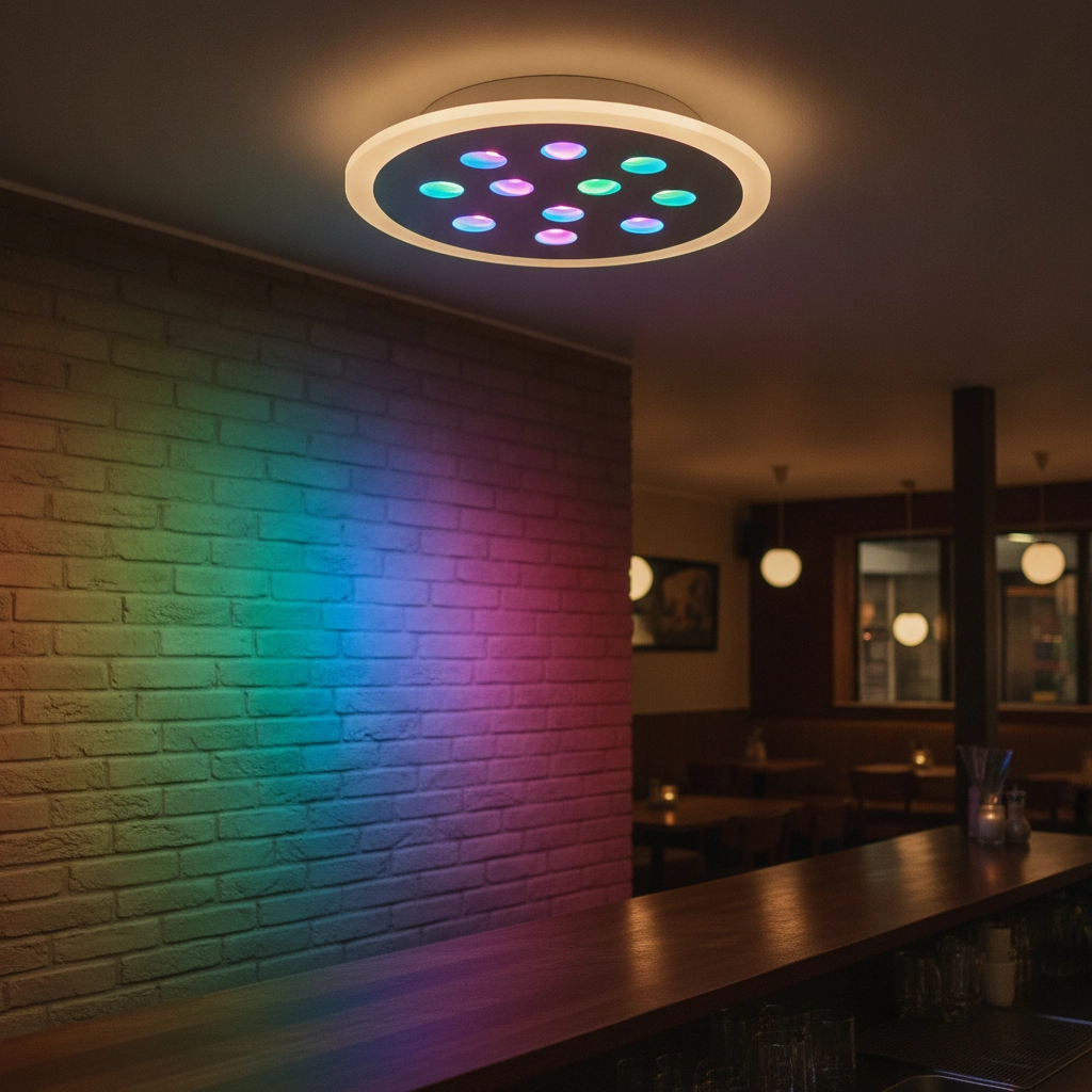 Plafonnier Astro Ø 30cm avec fonction RGB