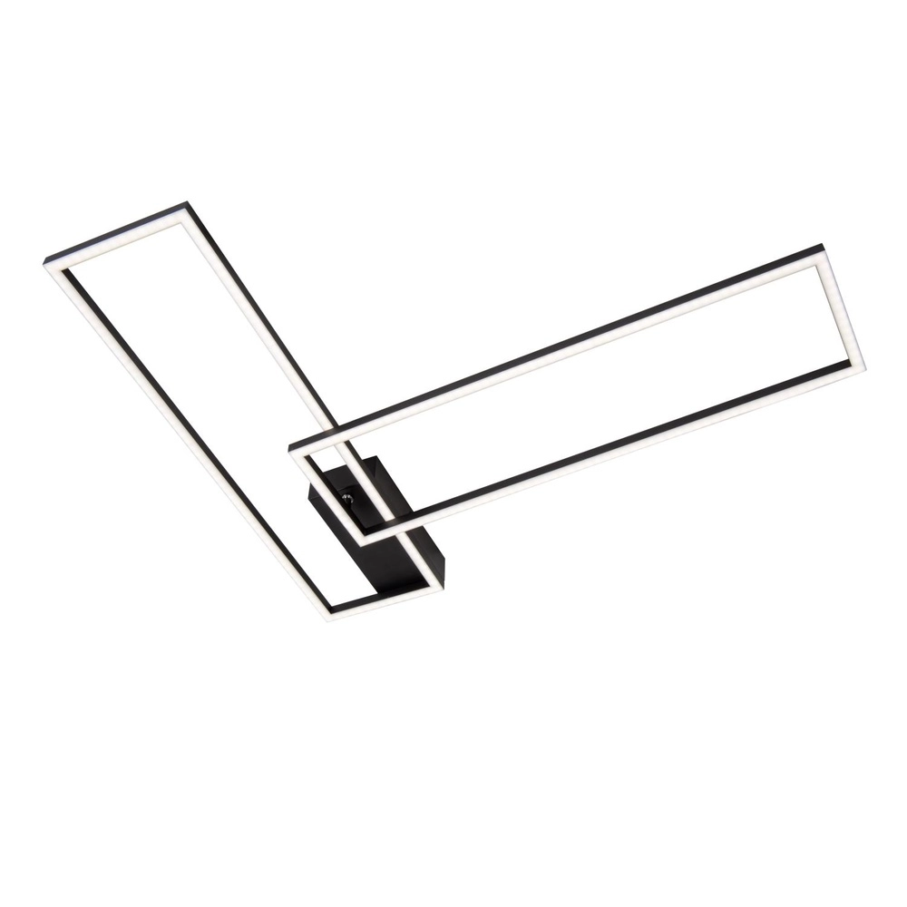 Lampe de plafond à design Arianne Noir allongé Lucide 5411212530905