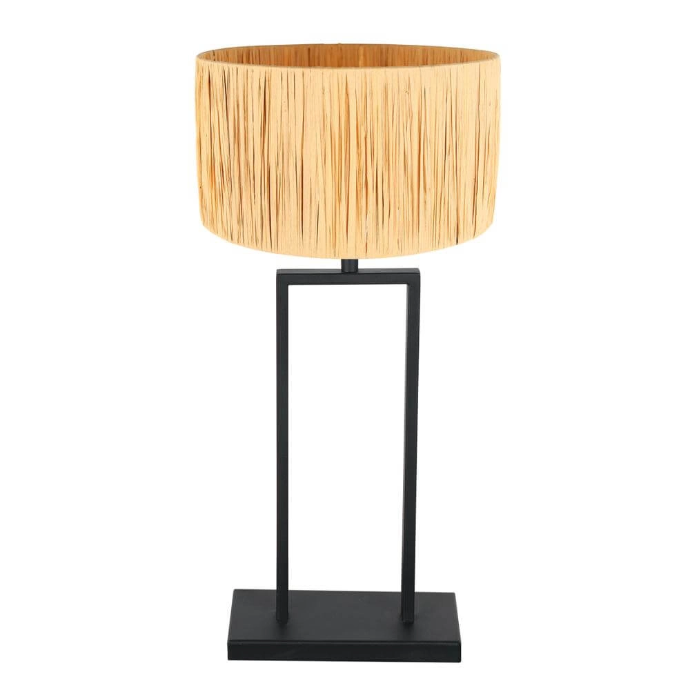 Lampe de table 55cm Stang avec capuche couleur paille