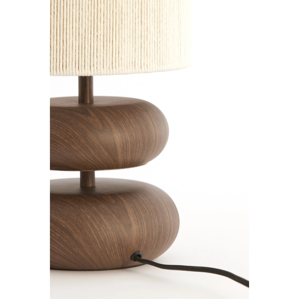 Lampe de table Danialo 50,5 cm - bois foncé Light & Living 8717807815202