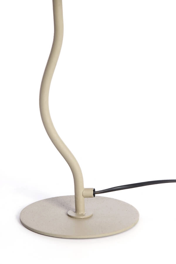 Lampe de table Elimo Ø 25cm x 60cm crème Light & Living 8717807705190