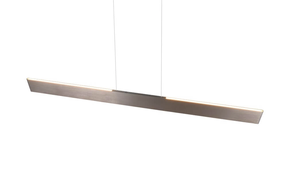 Lampe suspendue de bureau LED Galway 150cm - Acier inoxydable Trio 4017807616675