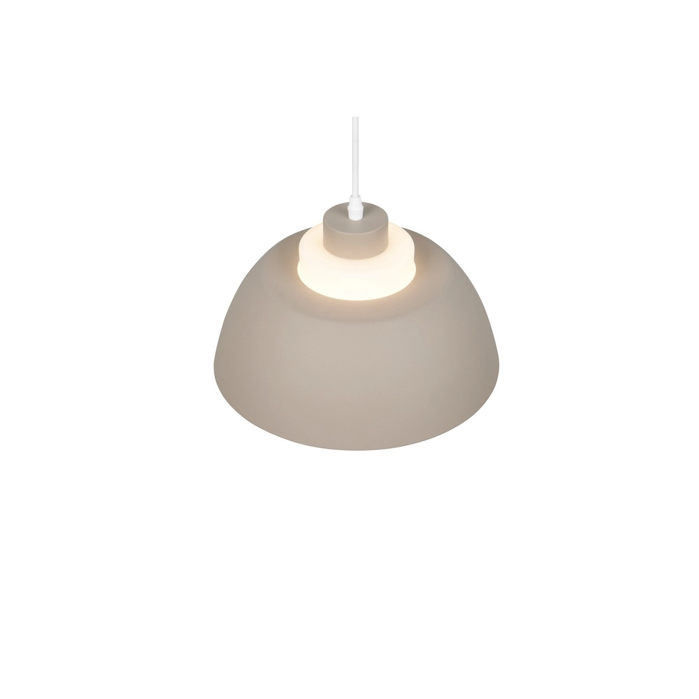 Lampe pendante de conception Tilos brun sable Ø 30cm Trio 4017807690118
