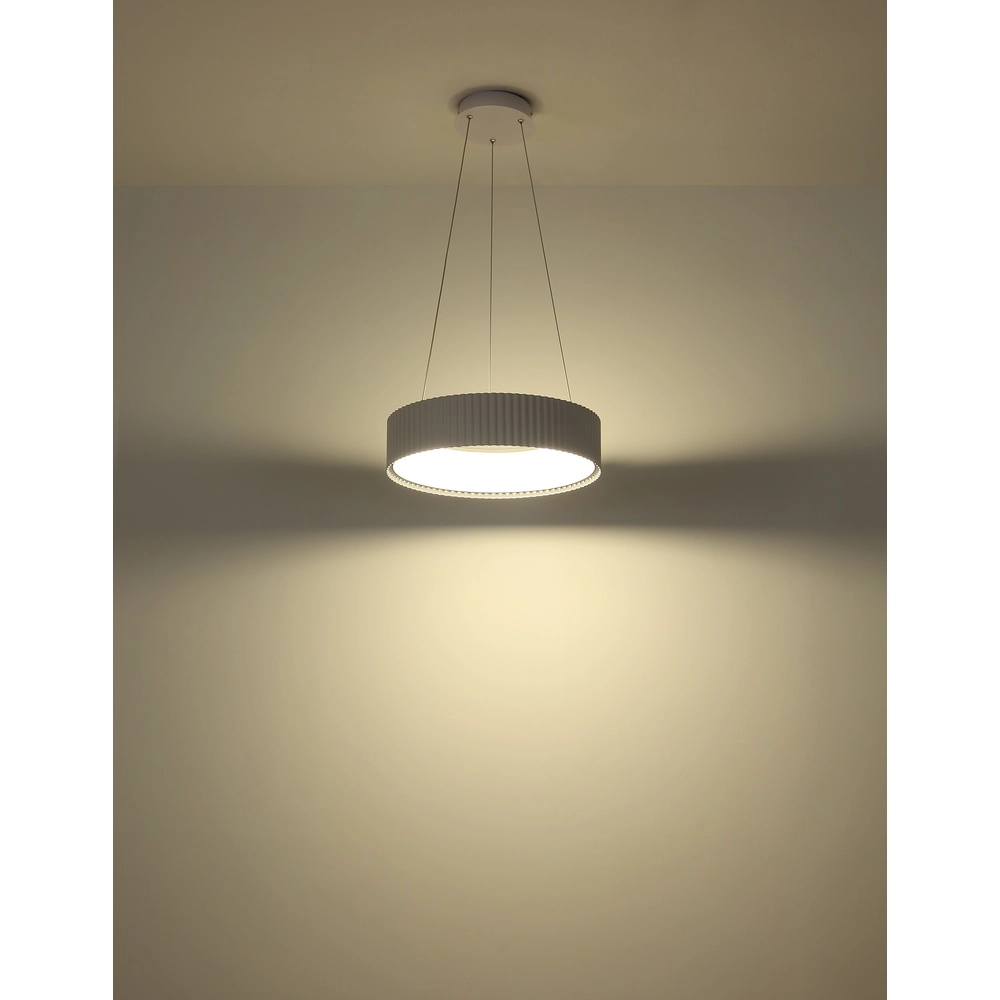 Lampe pendante de conception Kemp blanc Ø 46 cm Globo 9007371566273