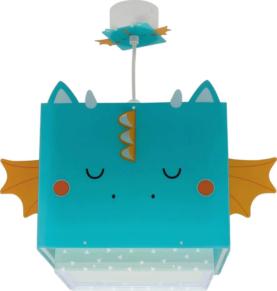 Lampe suspendue design Little Dragon bleu avec du blanc Dalber 8420406643823