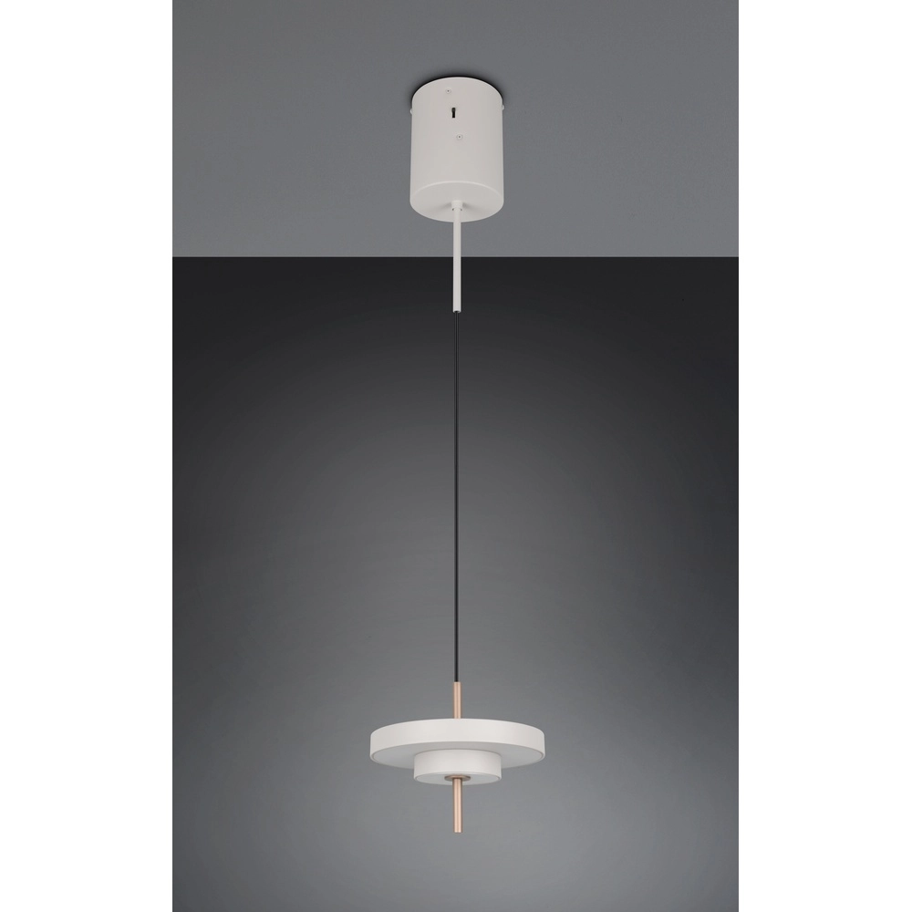 Suspension design Keaton blanc Ø 20cm Trio 4017807653328
