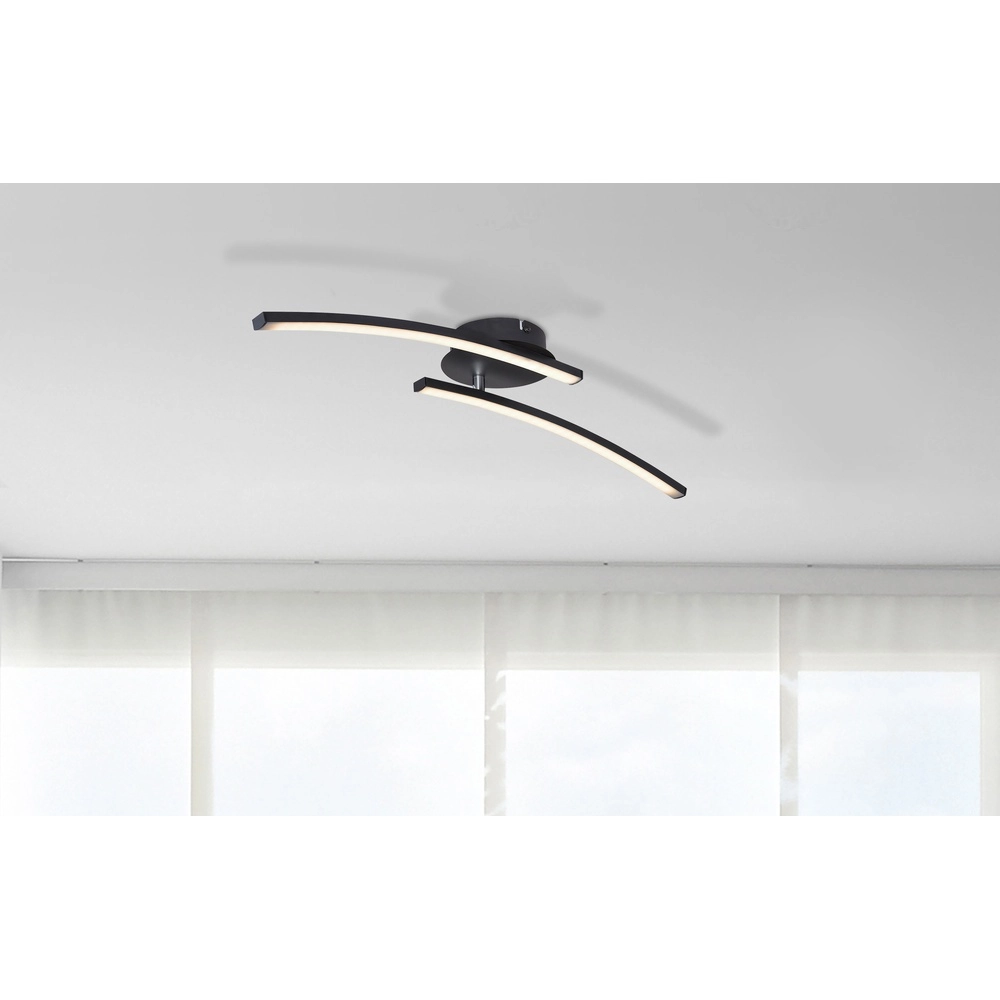 Lampe de plafond Tansy I Noir de conception Globo 9007371413591