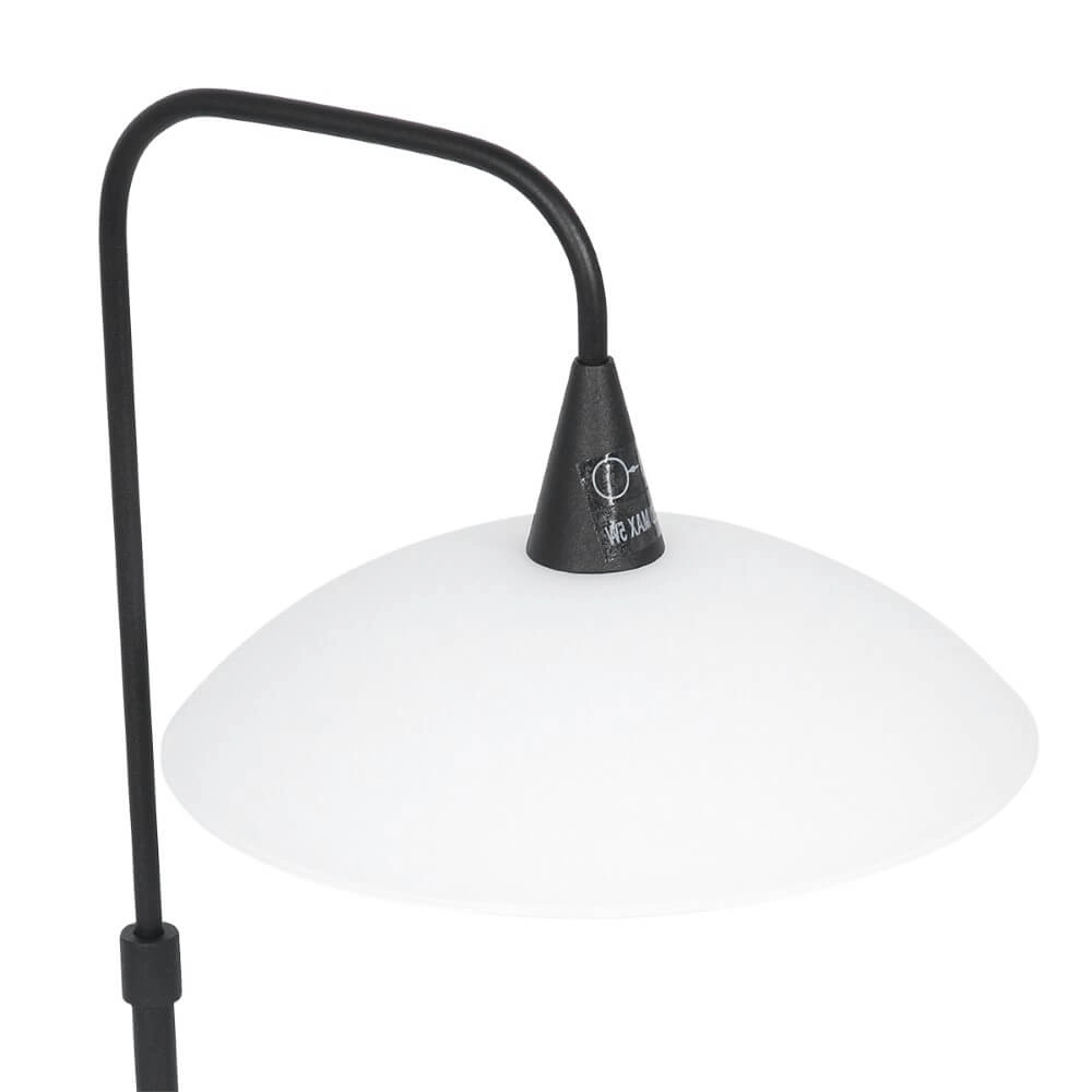 Lampe de table Tallerken noir avec du blanc Steinhauer 8712746133585