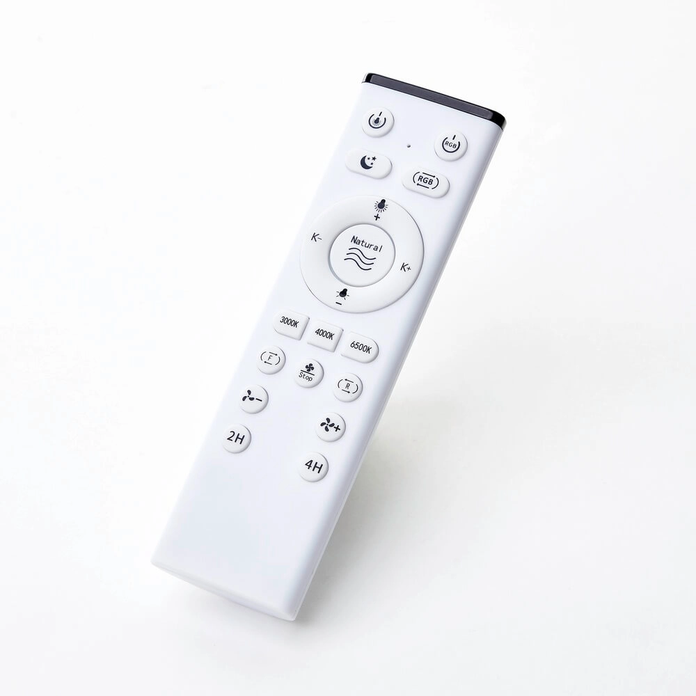 Ventilateur de plafond blanc Mondello avec lampe RGB Brilliant 4004353453304