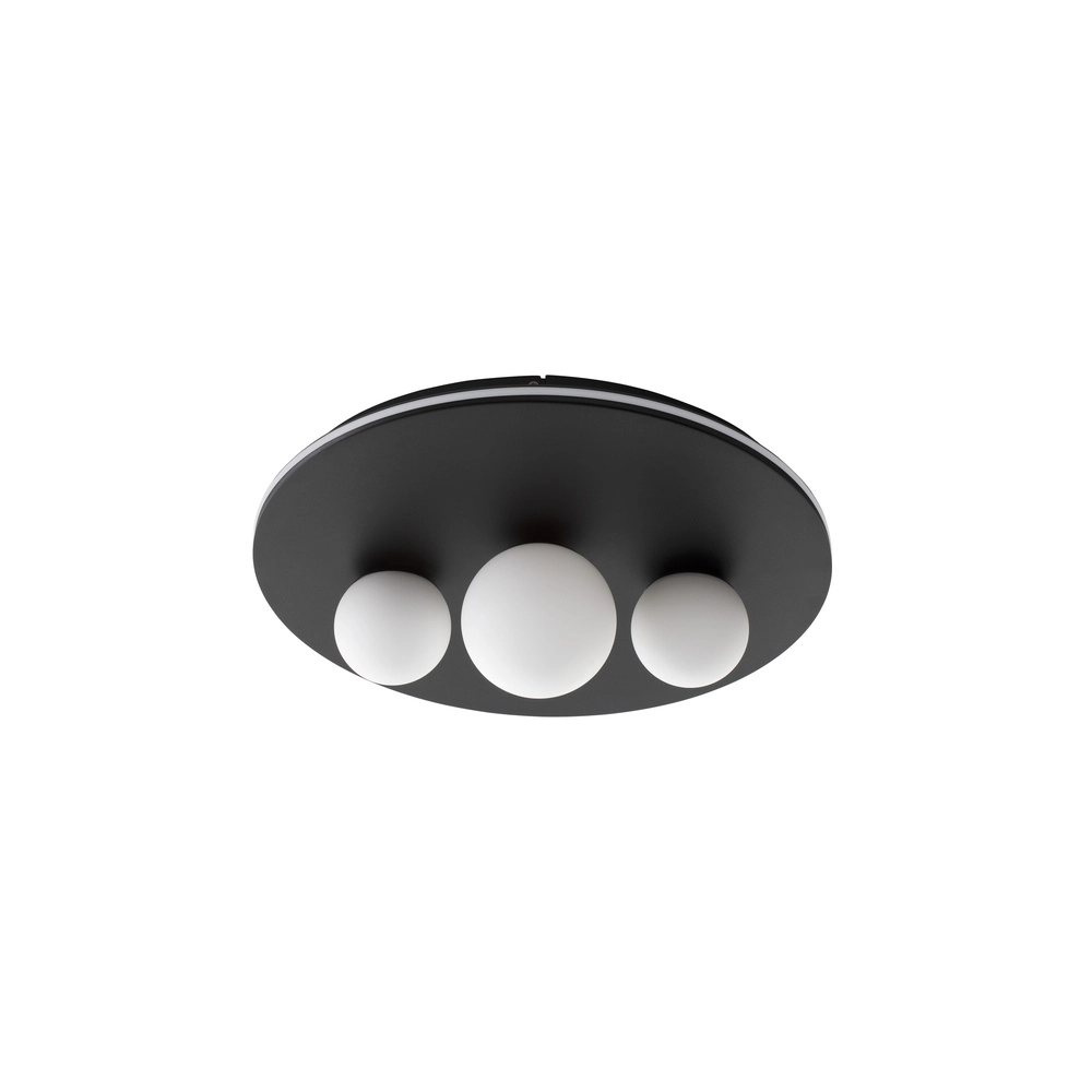 Plafonnier design Velna noir Ø 49,5cm Lyora 5212017440235