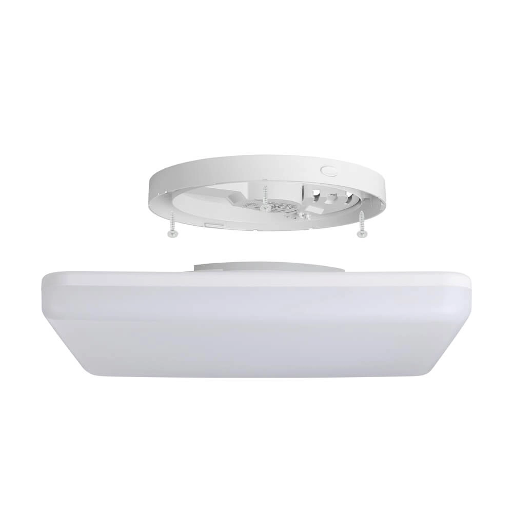 Plafonnier carré Castagneto 26 x 26cm blanc Eglo 9008606313228